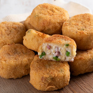 Frittatina di bucatini / Arancino / Crocchè