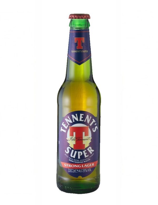 Tennent’s cl 33 vol. 9,0%